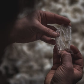 Filtmakeriets Finull/gobelängull Naturvit 100 % svensk fårull