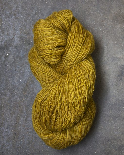 Filtmakeriets tweed Gul 1-trådigt 100 % svensk fårull