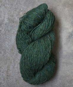 Filtmakeriets tweed Mörkgrön 1-trådigt 100 % svensk fårull