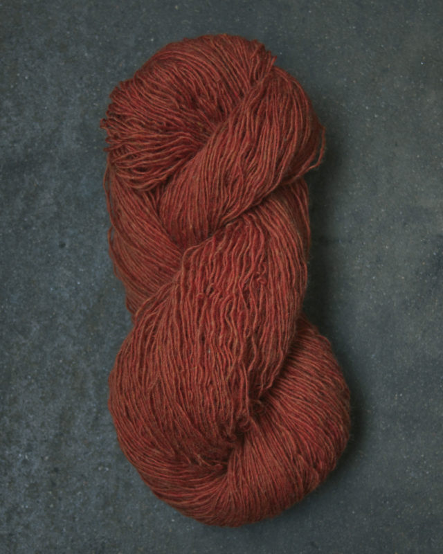 Filtmakeriets tweed Orange 1-trådigt 100 % svensk fårull