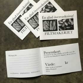 Presentkort hos Filtmakeriet