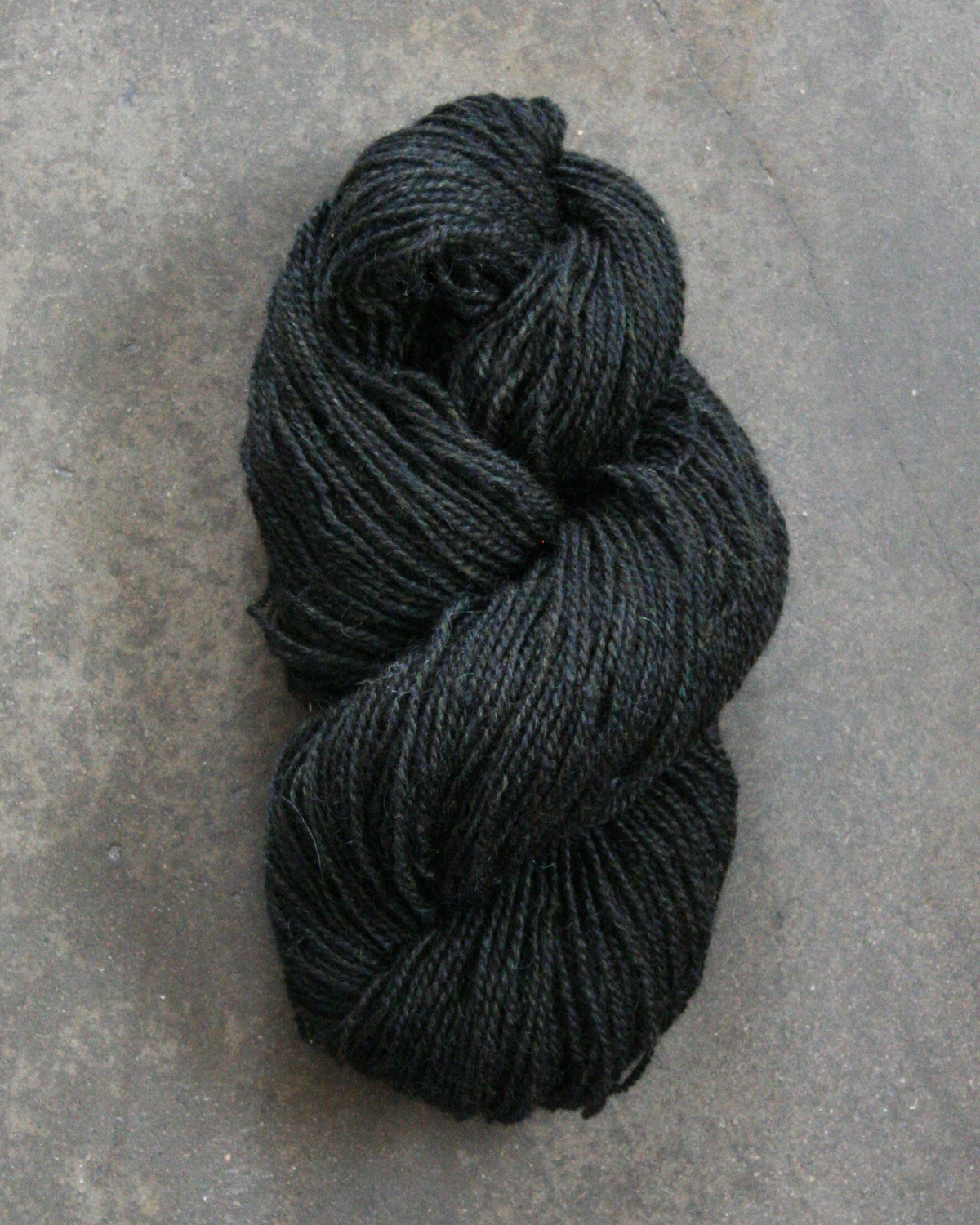 Filtmakeriets tweed 2-trådigt Svart