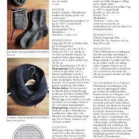 Stickbeskrivning sockor och tubsjal